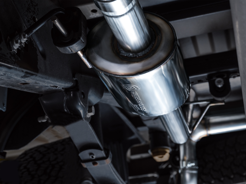 AWE Tuning 2021+ Ford F150 Tremor w/ Bumper Cutouts 0FG Resonated Cat-Back w/ Chrome Silver Tips