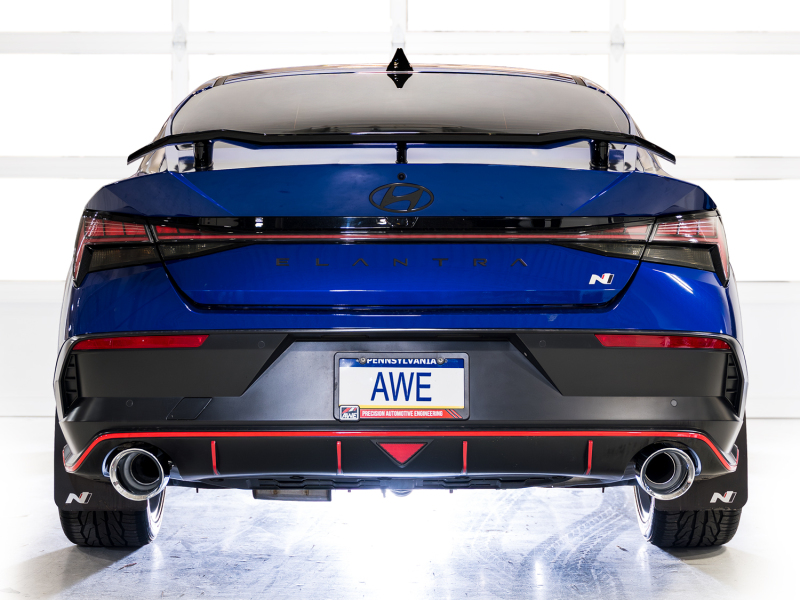 AWE Tuning 22-26 Hyundai Elantra N SwitchPath Cat-Back Exhaust - Chrome Silver Tips thumbnail 4