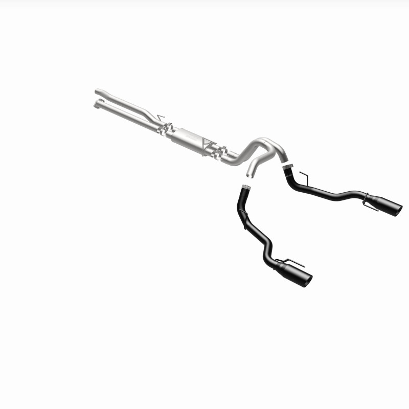 MagnaFlow SYS Cat-Back 2017 Ford F-150 Raptor 3.5L Dual Black Coated 3in Tips thumbnail 8