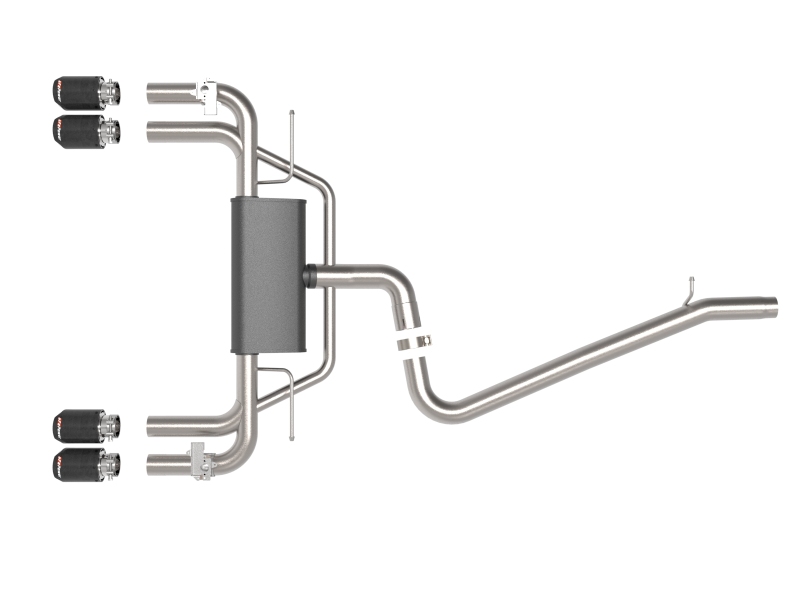 aFe MACH Force XP 3in-2.5in 304SS Exhaust Cat-Back 15-20 Audi S3 L4-2.0L (t) - Carbon Tips thumbnail 9