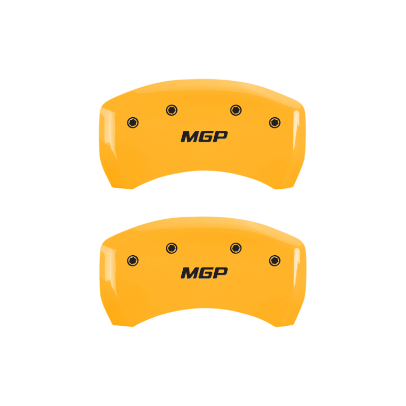 MGP 4 Caliper Covers Engraved Front & Rear MGP Yellow Finish Black Characters 2004 Saturn Ion thumbnail 9