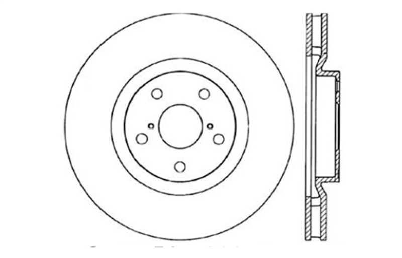 StopTech 5/93-98 Toyota Supra Turbo Right Front Slotted & Drilled Rotor thumbnail 4