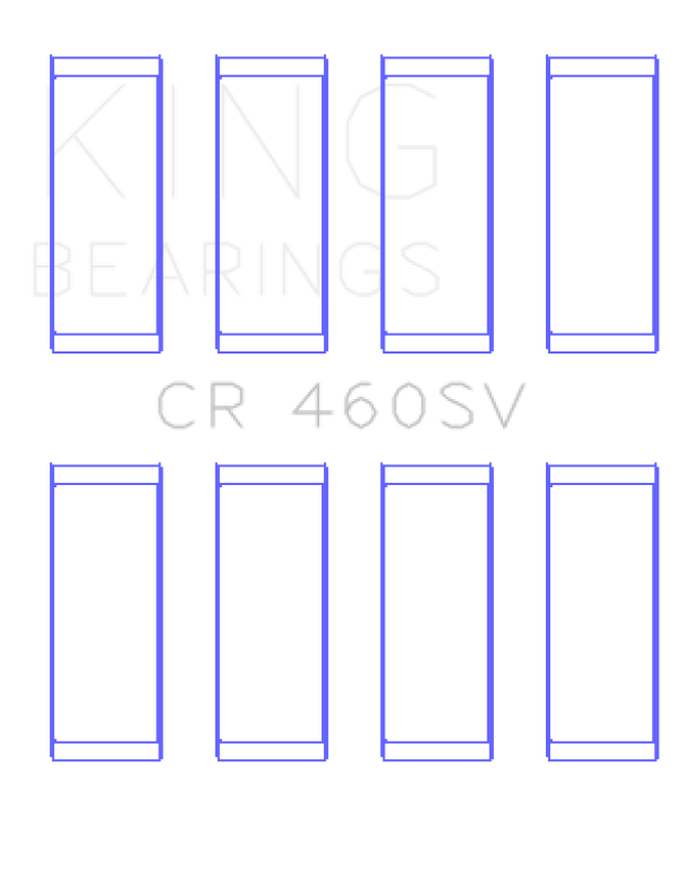King Engine Bearings Audi/VW 1.9L/2.0L TDI Diesel Connecting Rod Bearings Set - Size +0.75mm thumbnail 2
