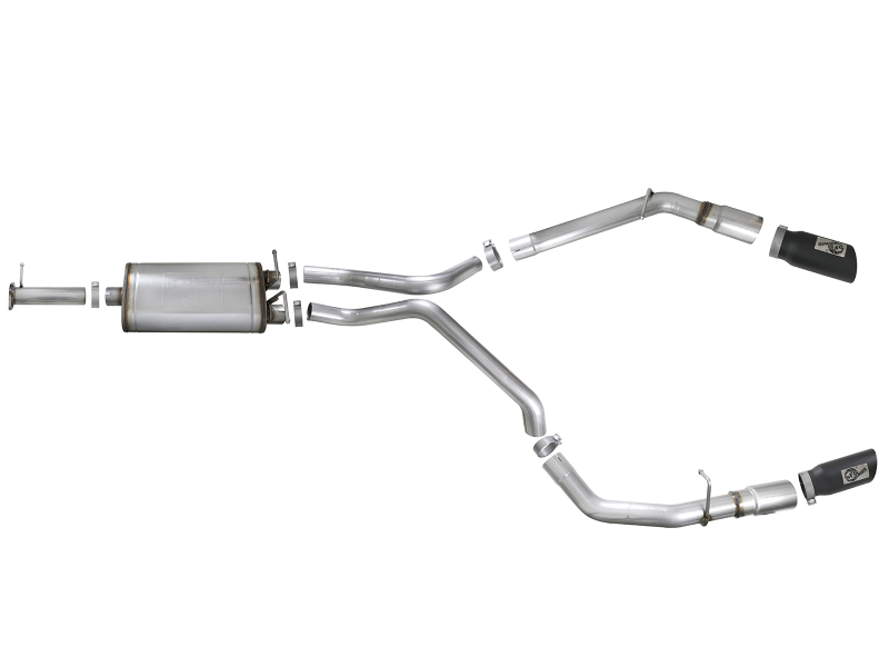 aFe MACH Force-Xp 3in 409 SS Cat-Back Exhaust 2019 RAM 1500 V8-5.7L w/ Black Tip thumbnail 9