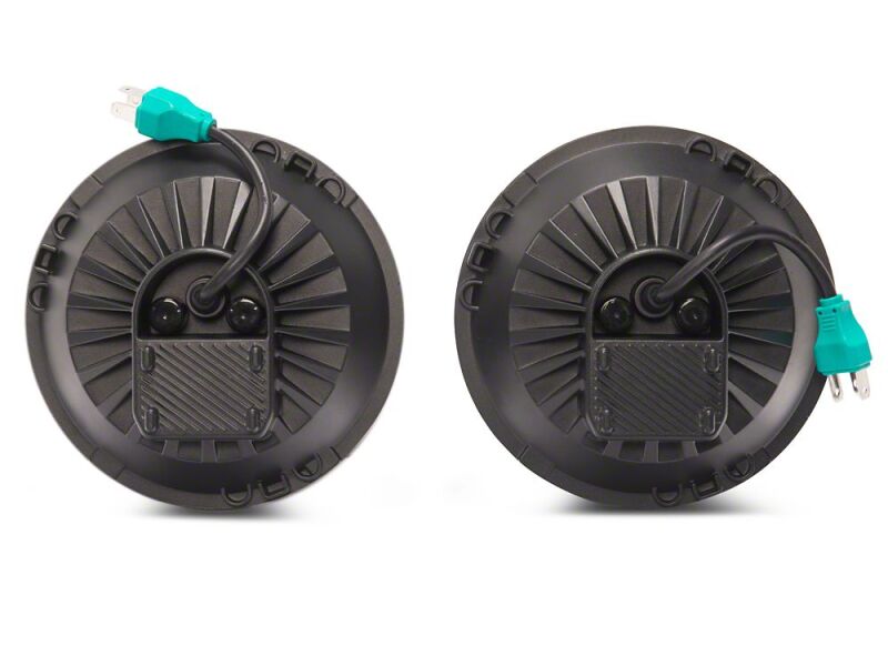 Raxiom 07-18 Jeep Wrangler JK Axial Series DB2 LED Headlights- Black Housing- Clear Lens thumbnail 4