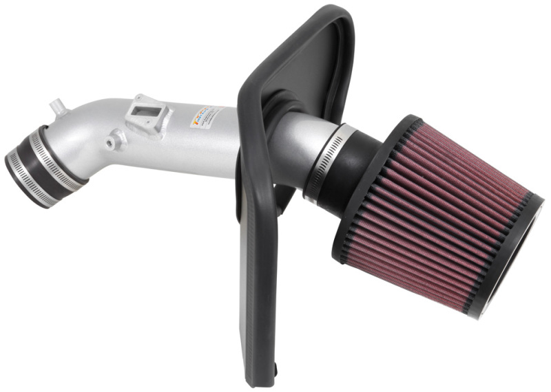 K&N 2013-14 Honda Accord 2.4L L4 69 Series Typhoon Air Intake System - Silver Cold Air Intake Kit thumbnail 2