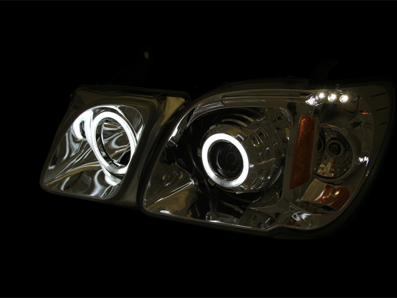 ANZO 1998-2007 Lexus Lx470 Projector Headlights w/ Halo Black (CCFL) thumbnail 7