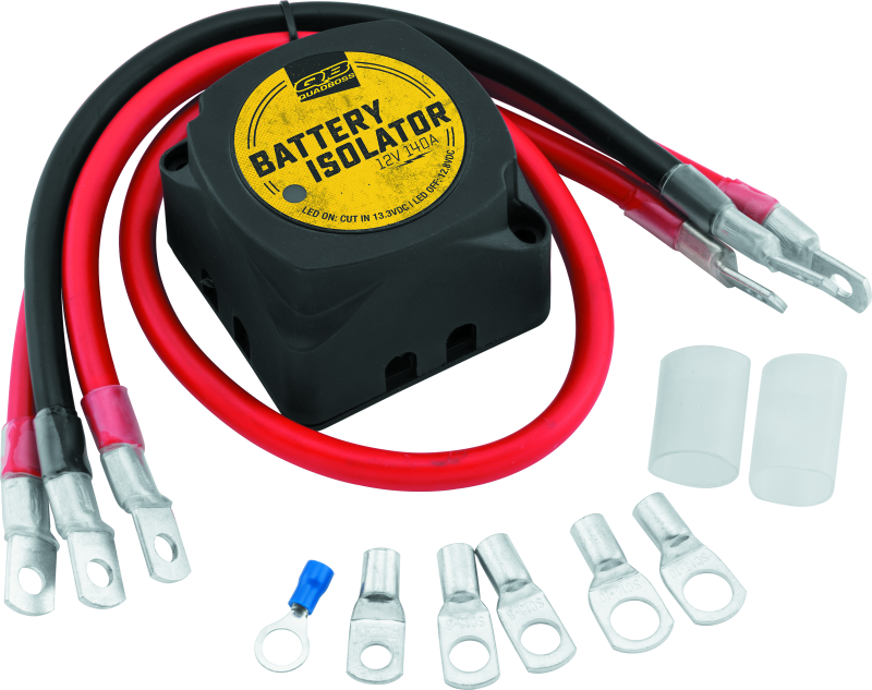 Quadboss Battery Isolator with Wiring Kits 608822 Dual Isolator, 12 Volts, 140 Amp, Kit thumbnail 3