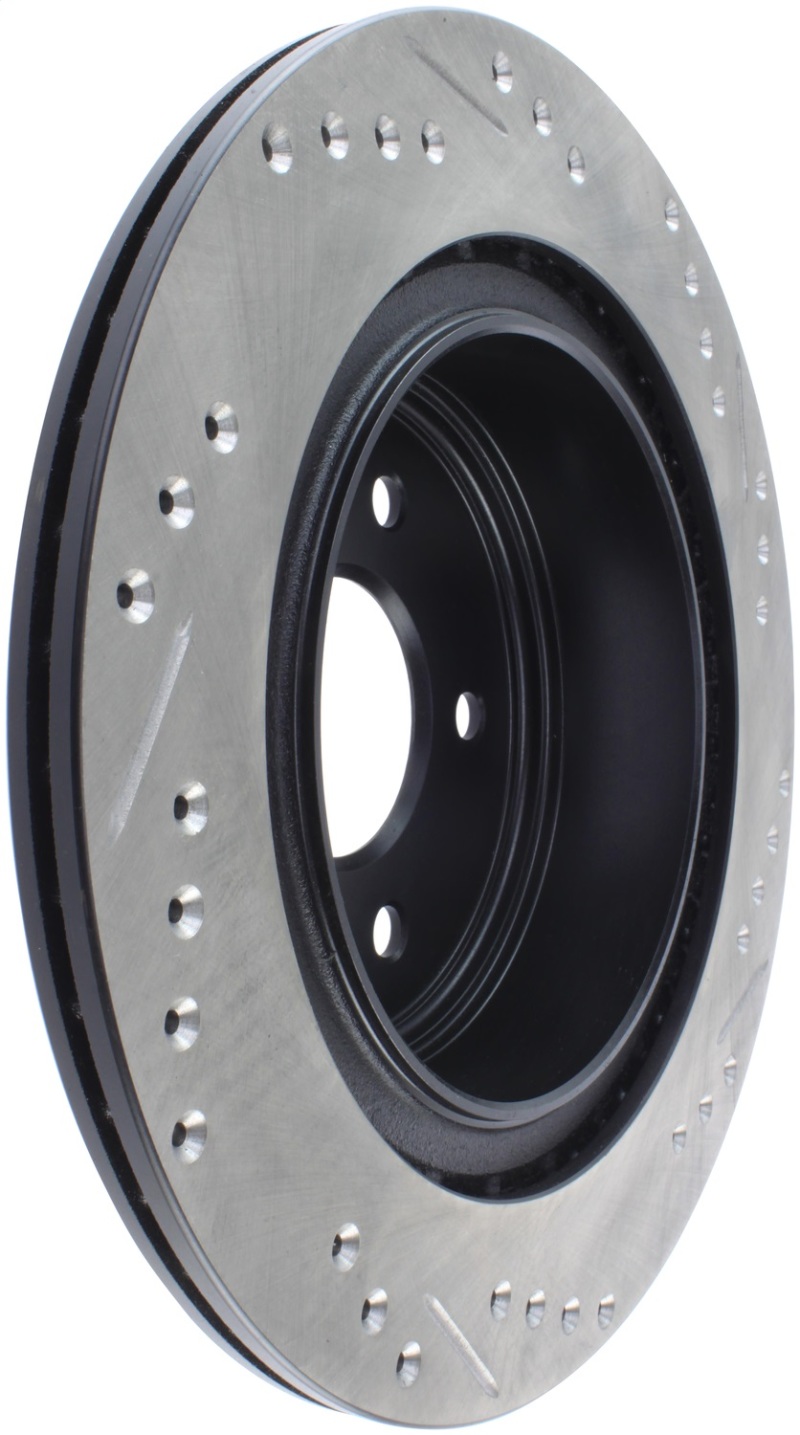 StopTech 06-07 350Z / 05-07 G35 / 06-07 G35X SportStop Slotted & Drilled Rear Right Rotor thumbnail 6