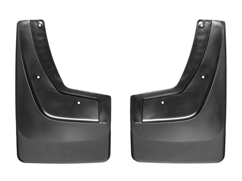 WeatherTech 14+ GMC Sierra/Sierra Denali No Drill Mudflaps - Black thumbnail 4