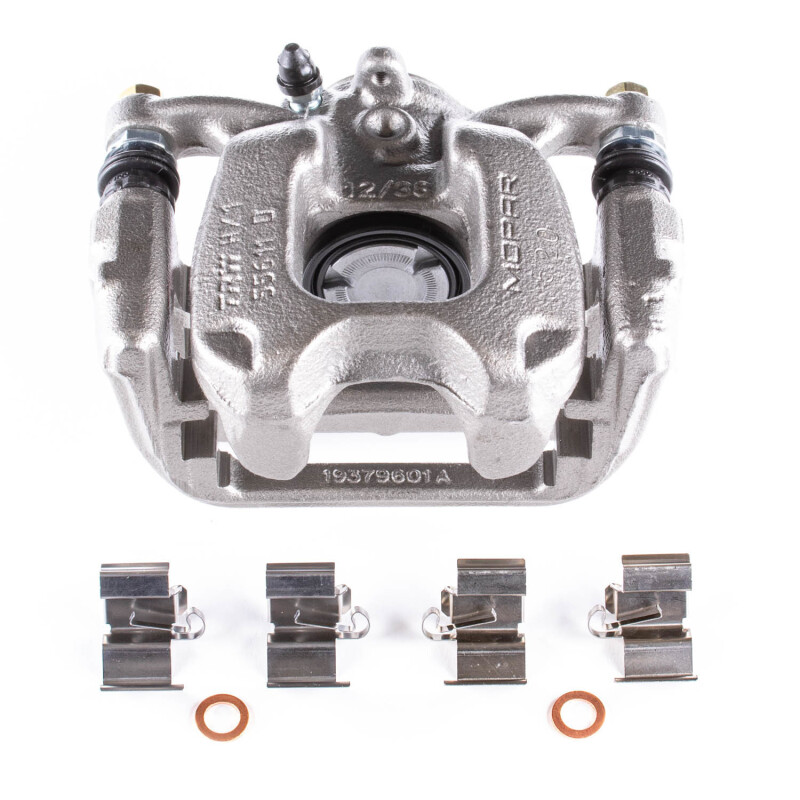 PowerStop Z17 Evolution Plus Stock Replacement Brake Kits with Calipers for 2016-2018 500X, 2015-2018 RENEGADE - KCOE7300 Disc Kit, Replacement, Remanufactured, Front and Rear, Solid Surface Rotors, 1-piston Calipers, Pads, Fiat, Jeep, Kit thumbnail 4