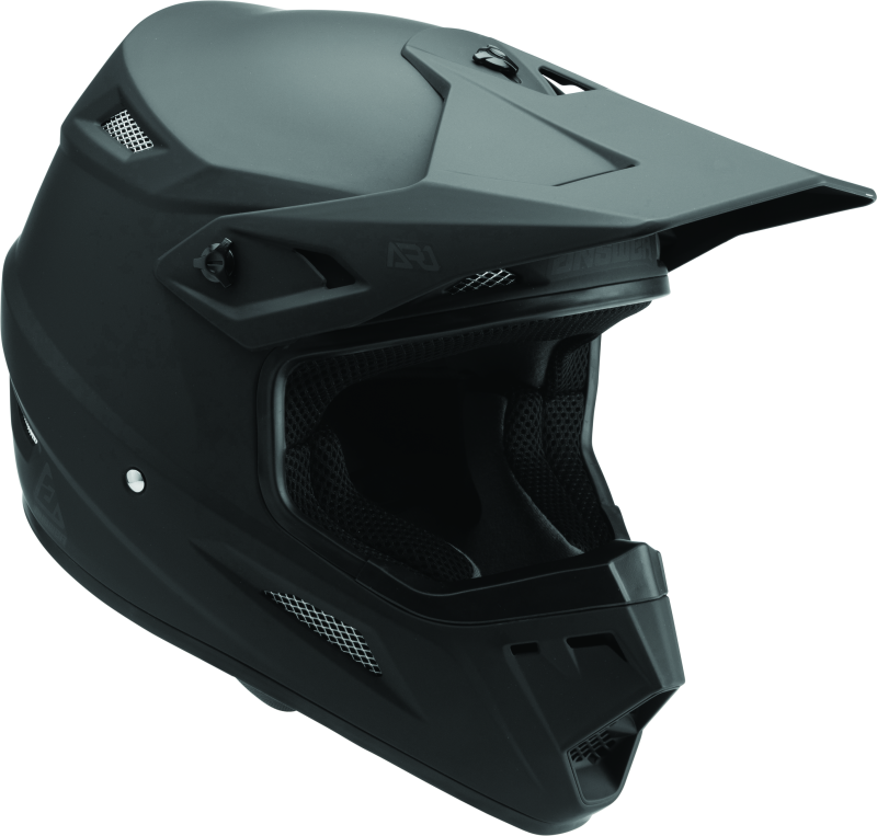 Answer AR1 Solid Helmet Matte Black Youth - Medium thumbnail 3