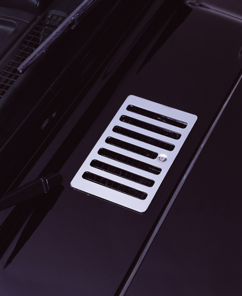 Rugged Ridge 98-06 Jeep Wrangler TJ Stainless Steel Cowl Vent Cover thumbnail 3