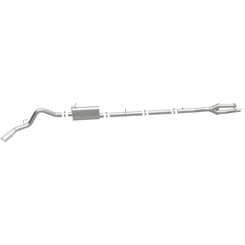 MagnaFlow Sys C/B 11-15 Ford Super Duty F250 6.2L EC CC, SS 3.5in Single Rear Pass Side Ext 5in Tip thumbnail 9