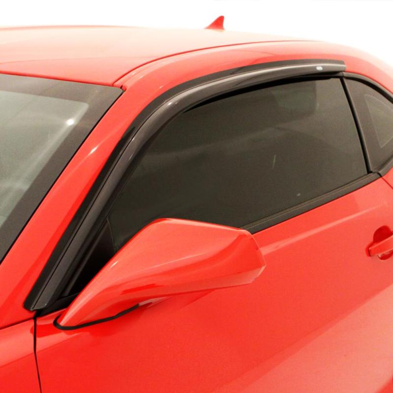 AVS 94-04 Ford Mustang Ventvisor Outside Mount Window Deflectors 2pc - Smoke thumbnail 7