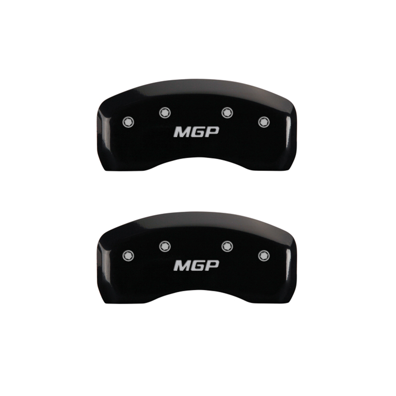 MGP 4 Caliper Covers Engraved Front & Rear MGP Black finish silver ch thumbnail 8