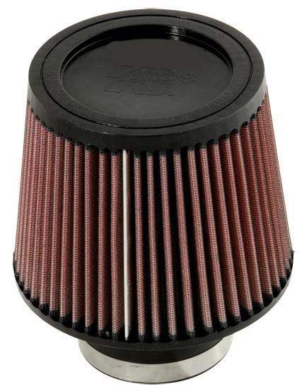 K&N Universal Rubber Filter-Round Tapered 3in Flange ID x 6in Base OD x 6in Top OD x 5in H thumbnail 3
