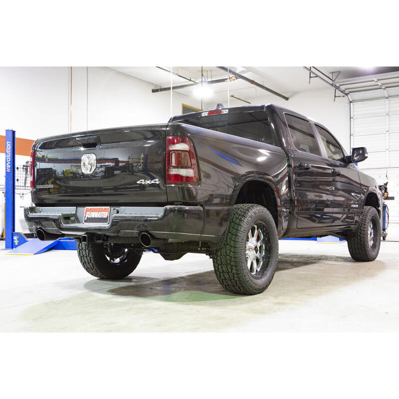 Flowmaster 19-24 RAM 1500 5.7L American Thunder Axle-Back Exhaust System - Black Tips