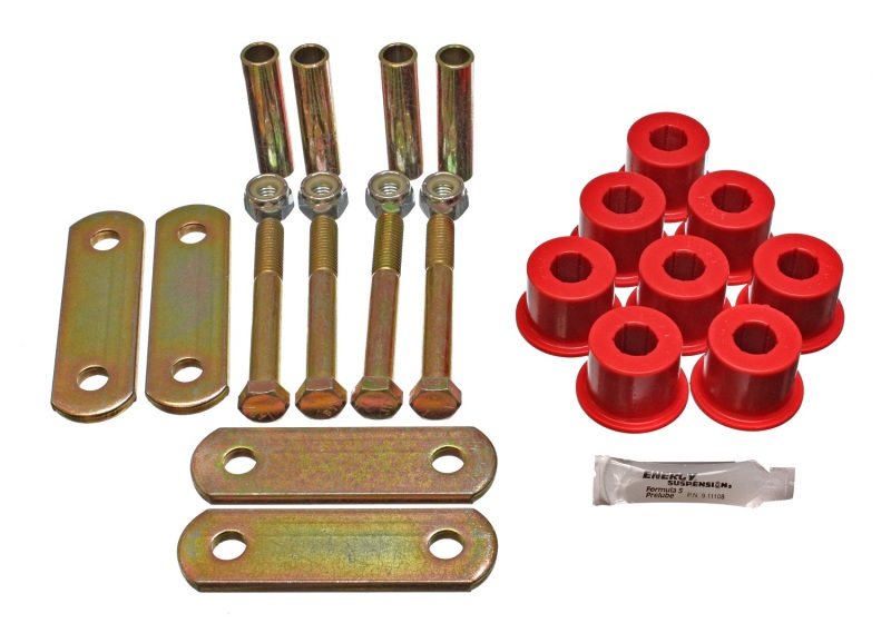 Energy Suspension GM Heavy Duty Shackle Set - Red thumbnail 3