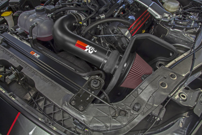 K&N 2016-2017 Ford Mustang Shelby 5.2L V8 Typhoon Cold Air Intake System thumbnail 9