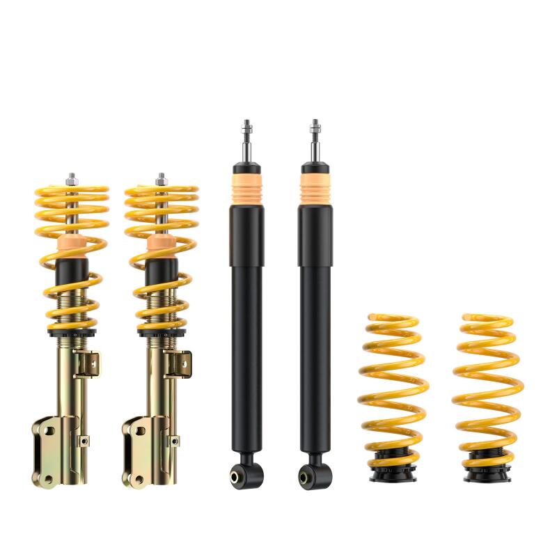 ST Suspensions Performance Coilover Kits 13266008 Kit, Performance, Front and Rear, Twin-Tube, Aluminum Body, Yellow Powdercoated Spring, Hyundai, Kit thumbnail 3