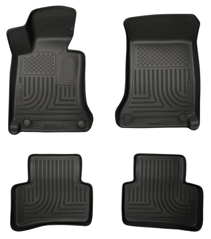 Husky Liners 2012 Mercedes C-Class WeatherBeater Combo Black Floor Liners thumbnail 3