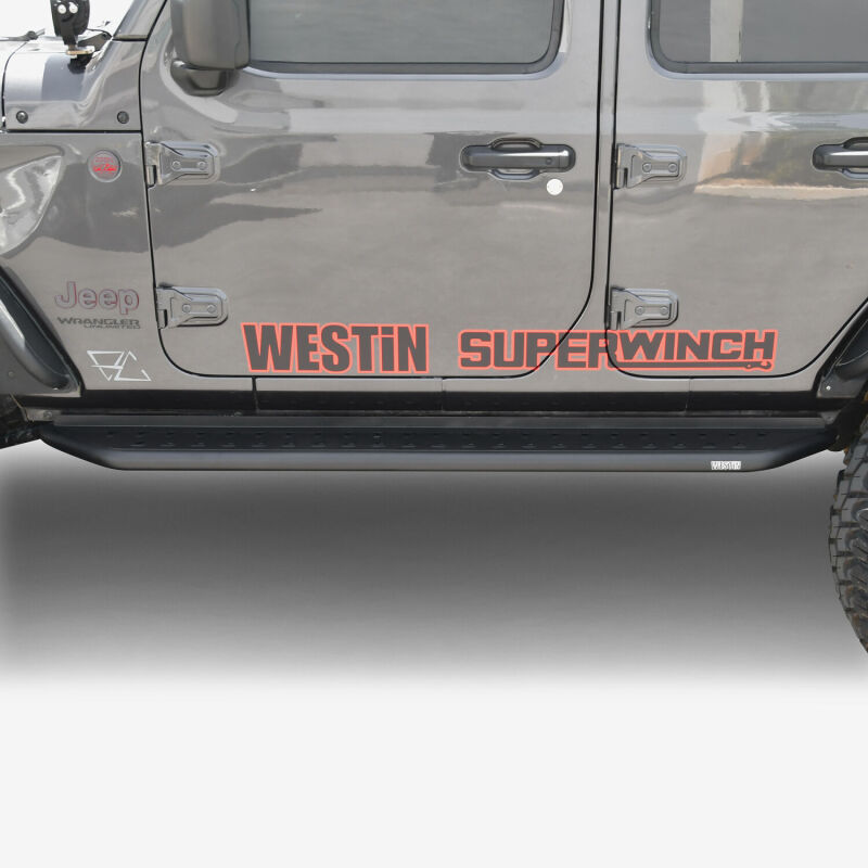 Westin 18-24 Jeep Wrangler (JL) Unlimited 4DR Outlaw Running Board - Textured Black thumbnail 7