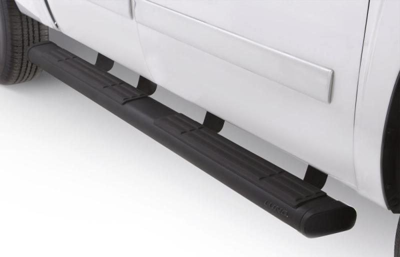 Lund 07-17 Chevy Silverado 1500 Ext. Cab 6in. Oval Straight Black Nerf Bars - Black thumbnail 5