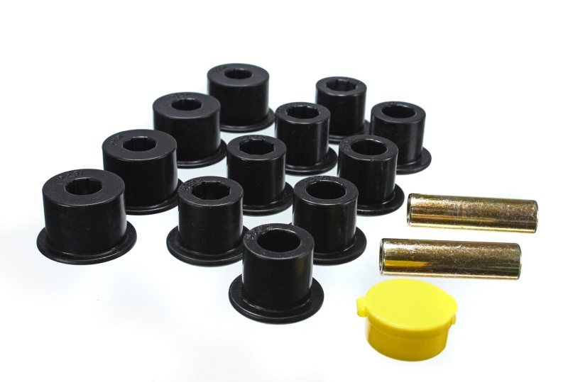 Energy Suspension 6/86-97 Nissan 720 & Hardbody Pickup 2WD Black Rear Leaf Spring Bushing Set thumbnail 3