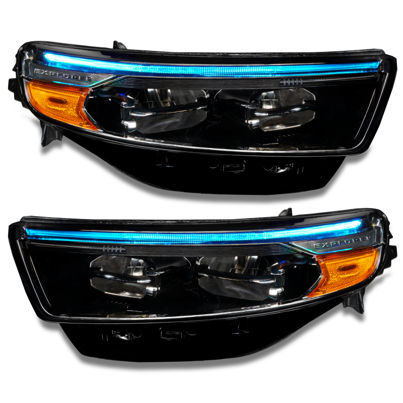 Oracle 20-22 Ford Explorer Dynamic RGB Headlight DRL Upgrade Kit - ColorSHIFT - Dynamic thumbnail 3