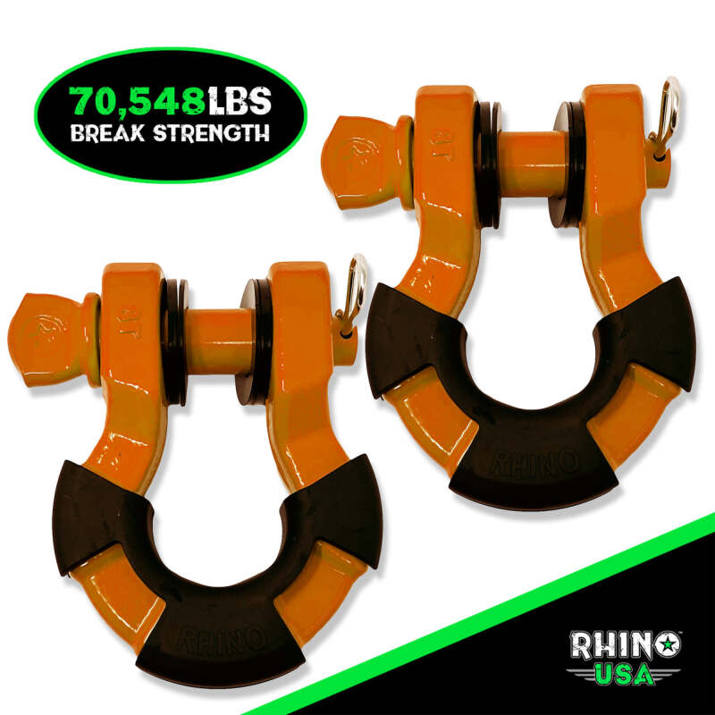 Rhino USA 8T Super Shackle 2-Pack (Orange)
Tow Hook