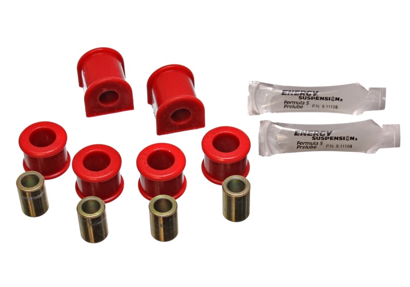 Energy Suspension 86-91 Mazda RX7 Red 14mm Rear Sway Bar Bushings thumbnail 3