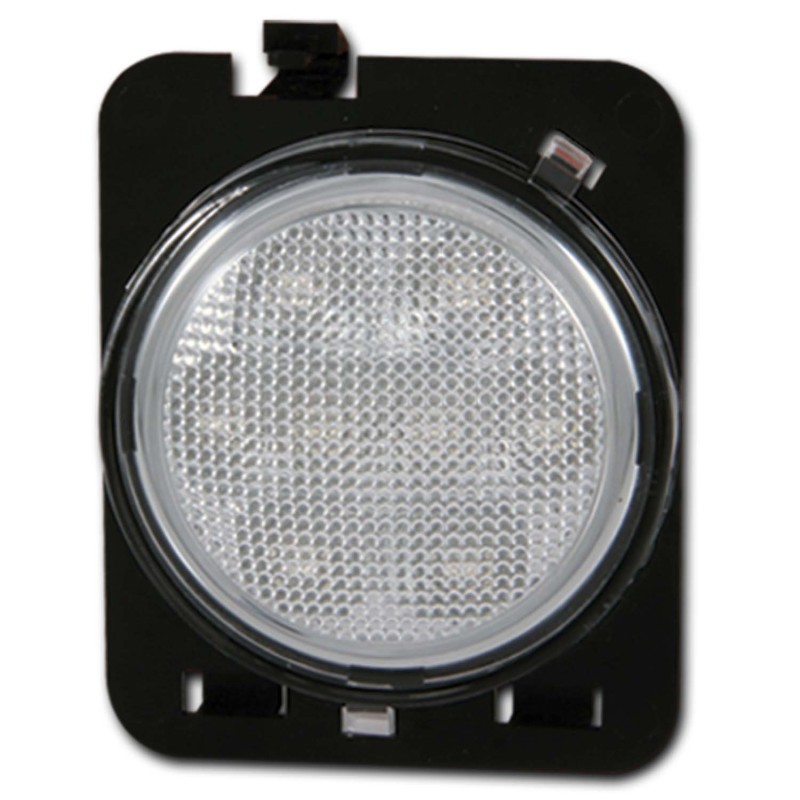 ANZO 2007-2015 Jeep Wrangler LED Side Fender Lights Clear thumbnail 3