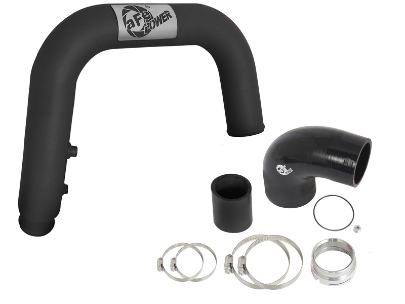 aFe BladeRunner 2.5in Black IC Tube Hot Side w/ Coupling & Clamp Kit 2016 GM Colorado/Canyon 2.8L thumbnail 5