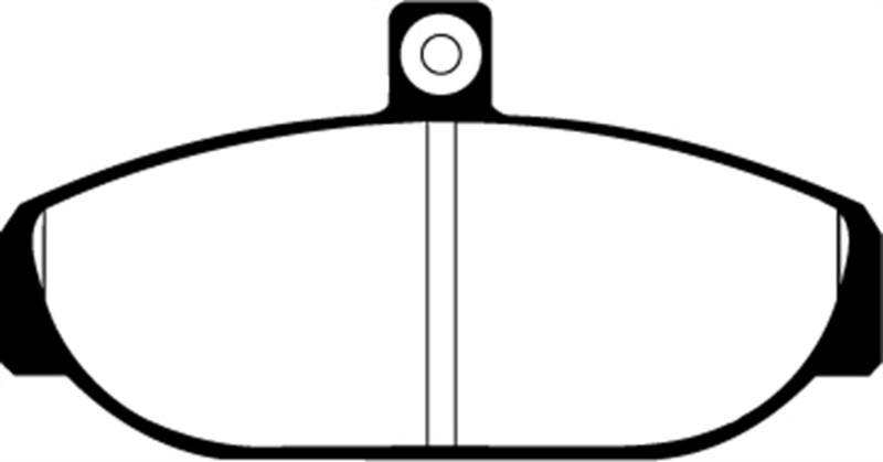 EBC 85-93 Volvo 740 2.1 (Girling) Greenstuff Front Brake Pads thumbnail 5