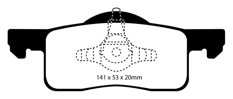 EBC S3 Brake Pad and Rotor Kit (1x ebcGD7149, 1x ebcDP61652) thumbnail 6