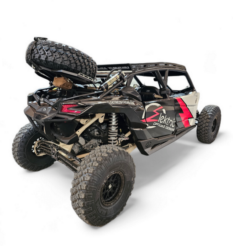 Elektric Offroad 2017-2024 Can Am X3 Maverick Volt Baja Tire Rack