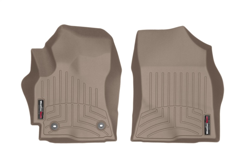 WeatherTech 17+ Toyota Corolla Front FloorLiner - Tan (Manual Transmission Only)