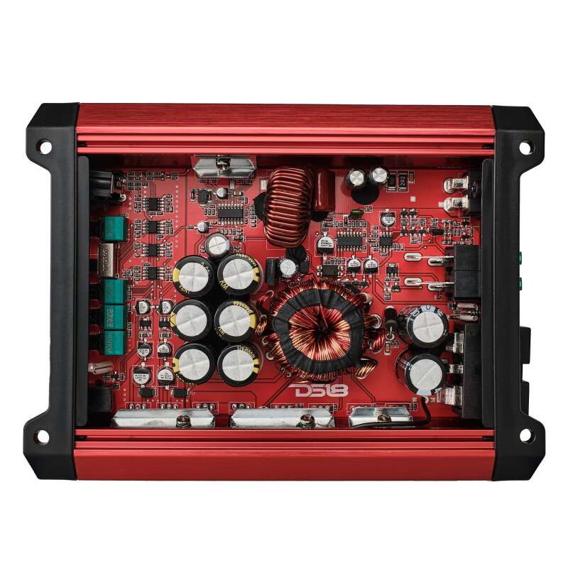 DS18 1-Channel SXE Amplifier Class D 500/1ohm 350/2ohm 200/4ohm Watts RMS- Red thumbnail 2