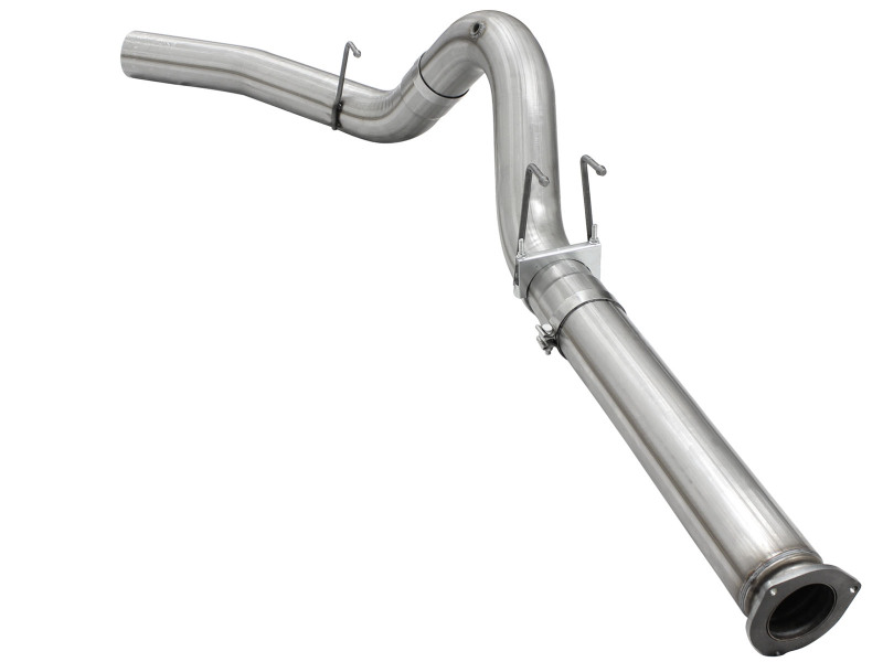 aFe MACH Force XP Exhaust 5in DPF-Back Stainless Steel Exhaust 2015 Ford Turbo Diesel V8 6.7L No Tip thumbnail 8