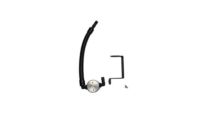 J&L 11-24 Dodge Charger SRT 6.4L Hemi Passenger Side Oil Separator 3.0 - Clear Anodized thumbnail 2