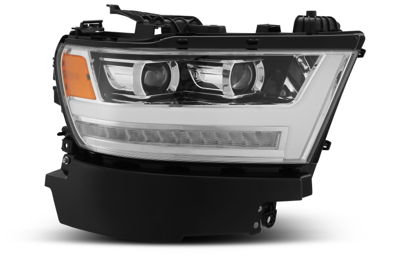 AlphaRex 19-20 Ram 1500HD PRO-Series Proj Headlight Plnk Styl Chrm w/Activ Light/Seq Signal/Plnk DRL thumbnail 5