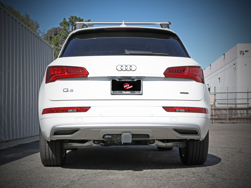 aFe MACH Force-Xp 17-21 Audi Q5 L4-2.0L (T) 3in to 2.5in Stainless Steel Cat-Back Exhaust System thumbnail 7