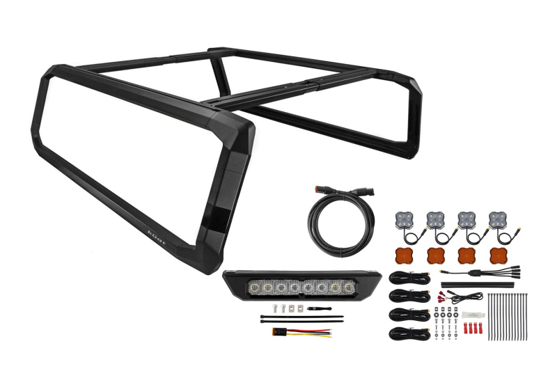 Diode Dynamics 07-25 Ram 1500/Silerado 15-2500/Sierra 15-2500/F-150/Tundra IBEX D2 Bed Rack-Med Bed