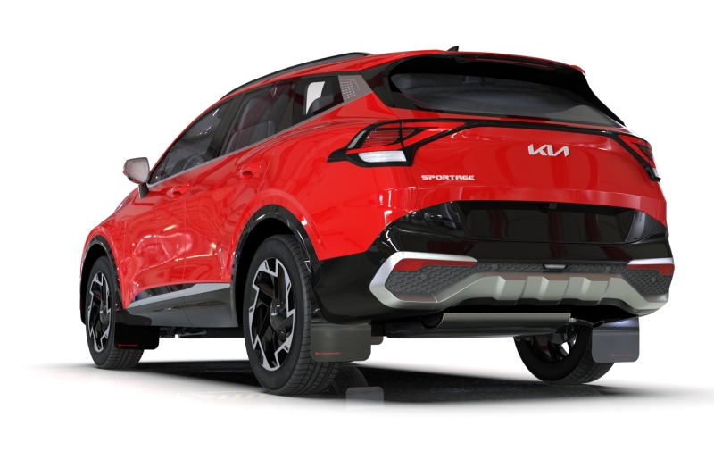 Rally Armor 23-26 Kia Sportage Black UR Mud Flap w/ Metallic Black Logo thumbnail 5