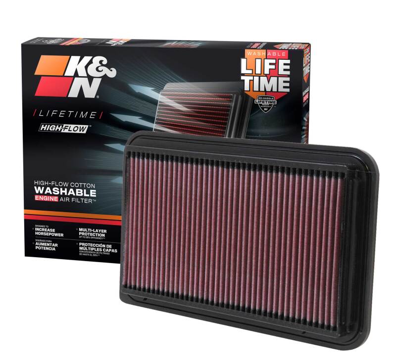 K&N 01-06 Toyota Camry / 04-10 Sienna / 01-09 Highlander / 03-06 Lexus RX330 Drop In Air Filter thumbnail 4