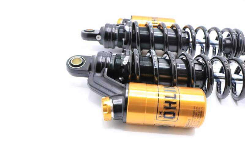 Ohlins 91-17 Harley-Davidson Dyna FXD STX 36 Blackline Shock Absorber w/ Gold Accents thumbnail 2