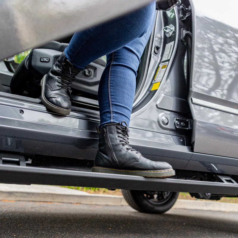 RealTruck 23-24 Toyota Sequoia Sport (Ex. Hybrid) VoltStep Electric Running Board Kit - Tex. Bk thumbnail 2