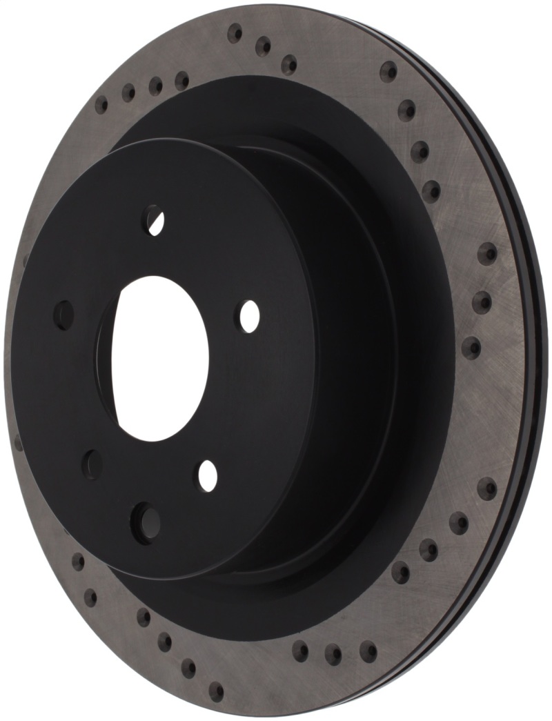 StopTech 08-09 Infiniti EX35 / 05-08 G35 / 09 G37 / 06-09 M35/M45 Drilled Right Rear Rotor thumbnail 7