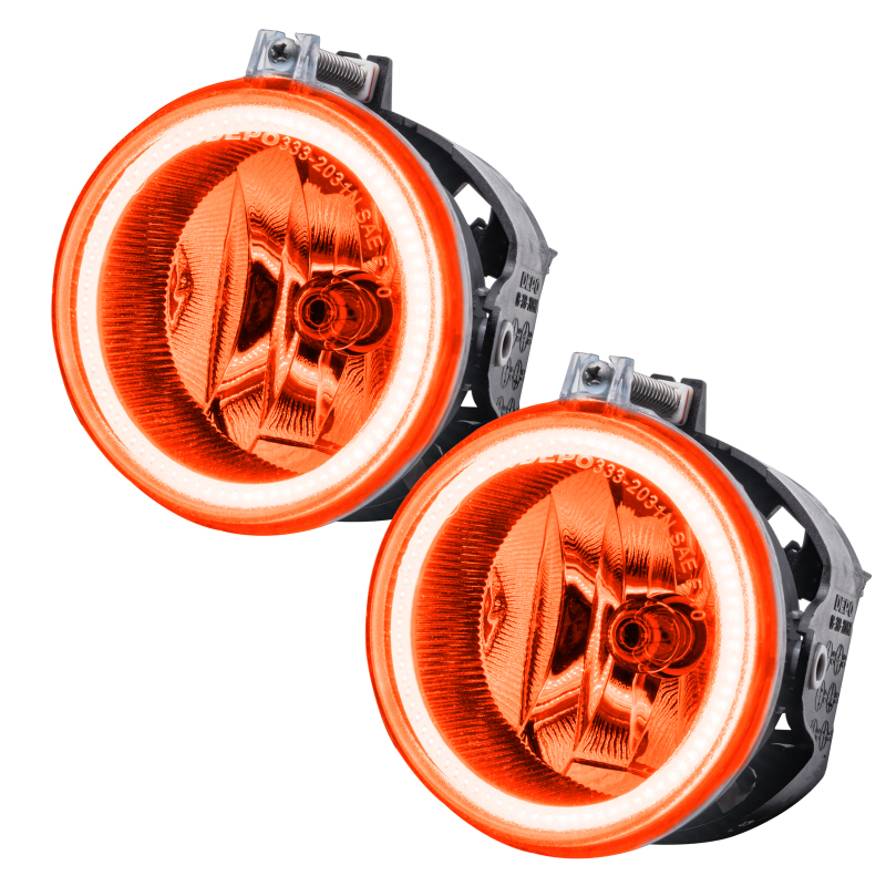 Oracle Lighting 11-16 Jeep Patriot Pre-Assembled LED Halo Fog Lights -Amber thumbnail 2